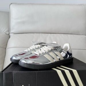 Wales Bonner x Adidas Silver Sambas